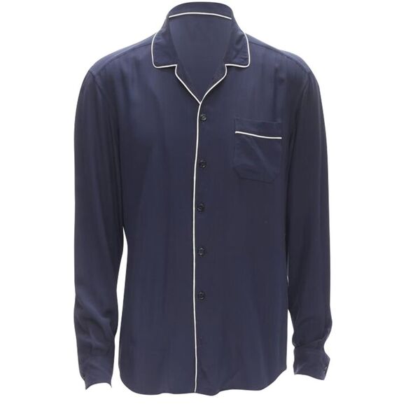 Dolce & Gabbana piping casual pajama shirt S IT